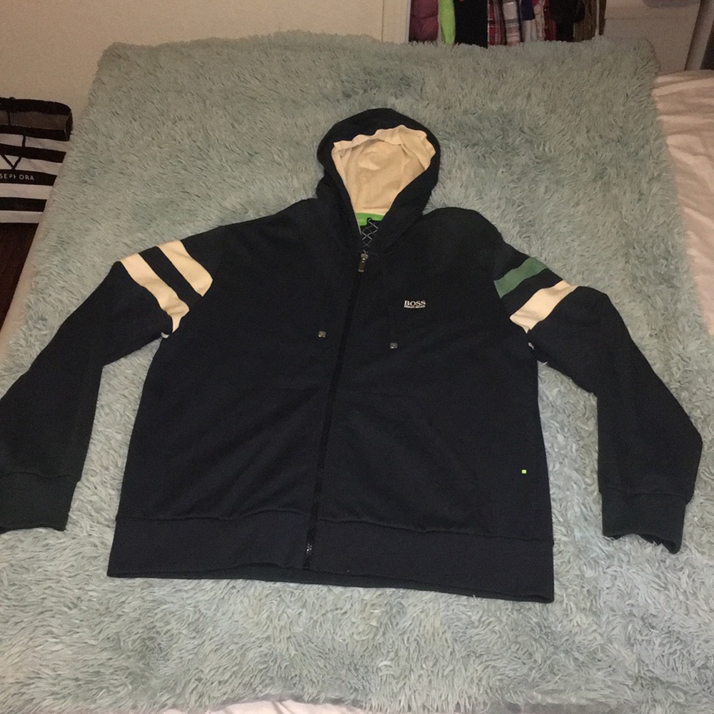 Hugo boss zipper hoodie